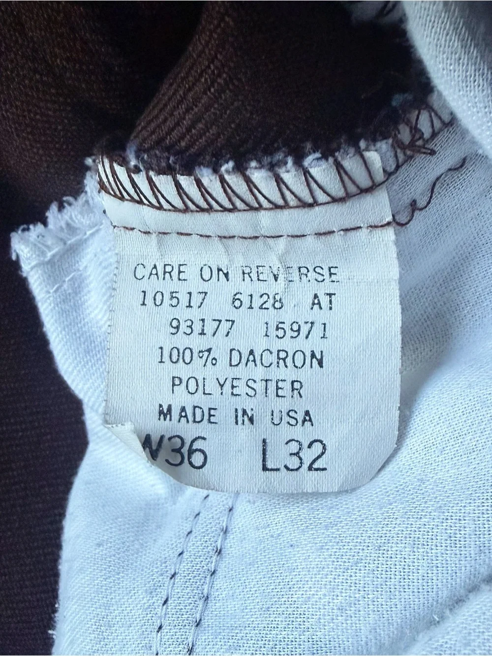 Vintage 1991 Levi’s 517 Sta-Prest Bootcut Polyester Western Trousers Pants